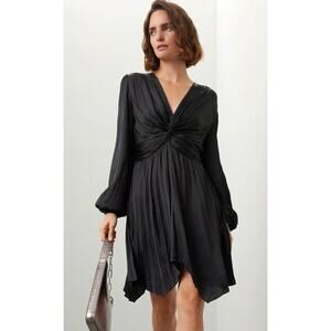 Maje Rivily Black Velvet Dress - $413 original retail